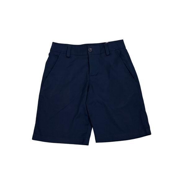 Under Armour Adjustable Waistband Navy Blue Performance Shorts Size Youth Small - Picture 1 of 3